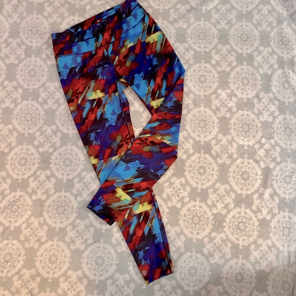 Athleta Colorful running tights
